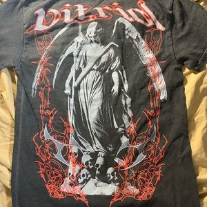 Vibrant Graphic Black T-Shirt